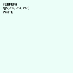#EBFEF8 - Clear Day Color Image